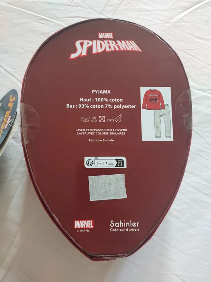 Pyjama spiderman Marvel 8 ans - photo numéro 3