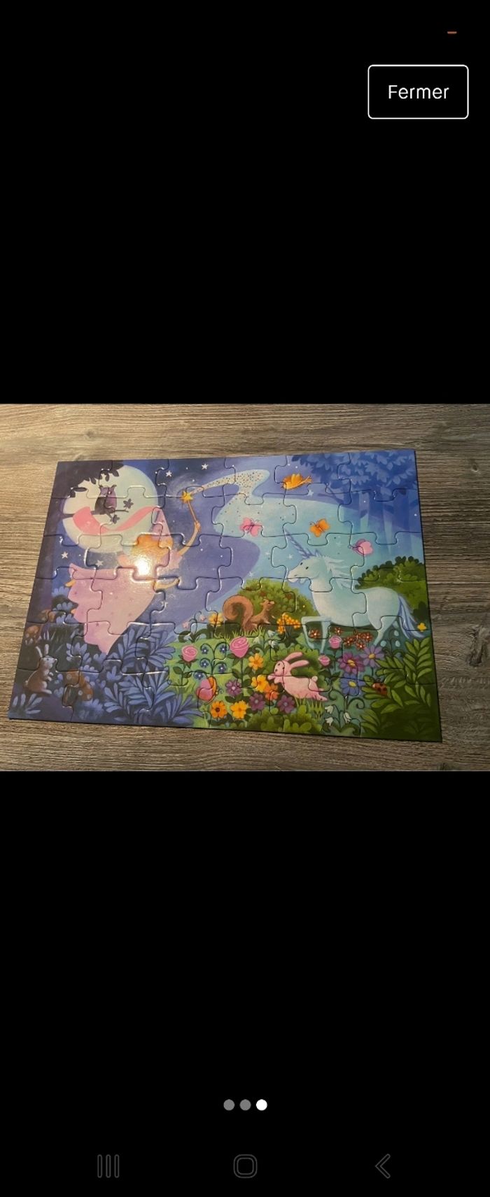 Puzzle "La fée et le licorne" - photo numéro 3
