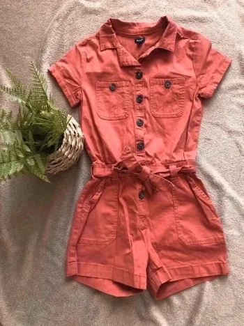 Combinaison short marron rouille Kiabi