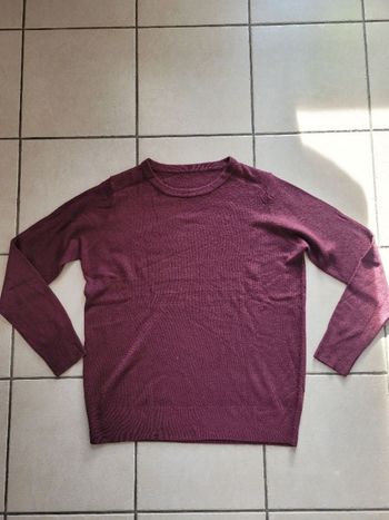 Pull léger bordeaux