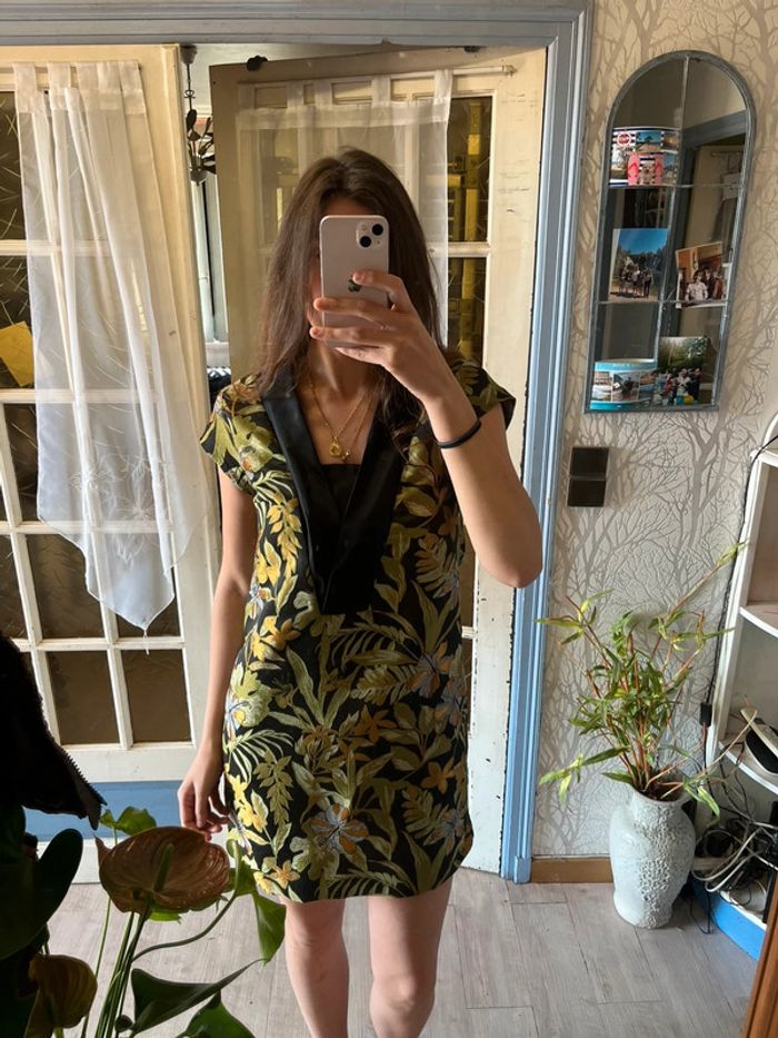 Robe kimono soie Cop copine vintage y2k 2000yer - photo numéro 2