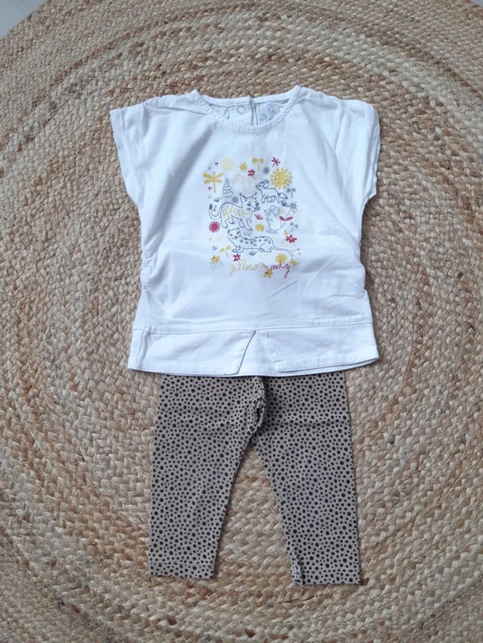 Tenue tee-shirt et legging