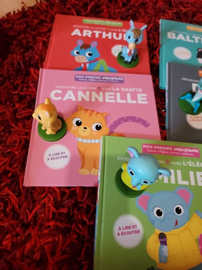 Mon premier abecedaire lot de 5 livres et figurines - photo numéro 2
