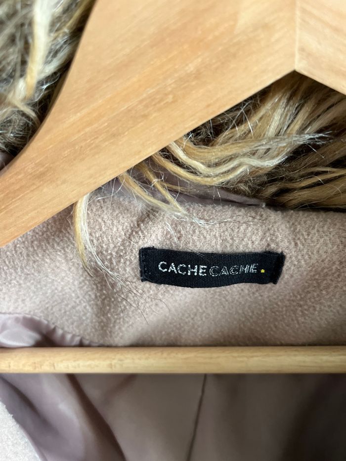 Manteau beige et noir - photo numéro 2