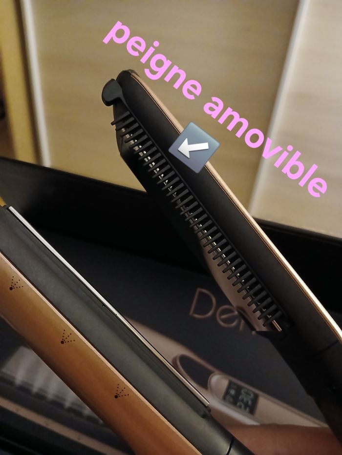 Lisseur vapeur SAINT ALGUE Coffret demeliss titanium 2.0 rose - photo numéro 7