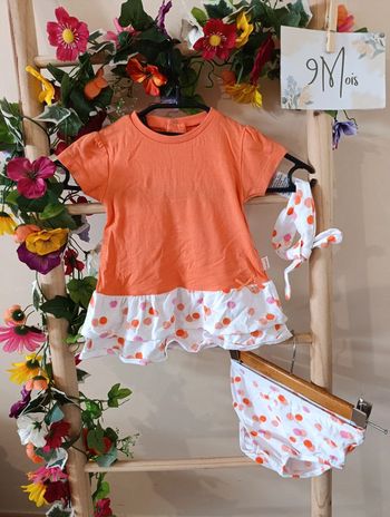 Tenue complète 9mois fille