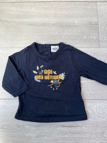 T-shirt manches longues 6 mois