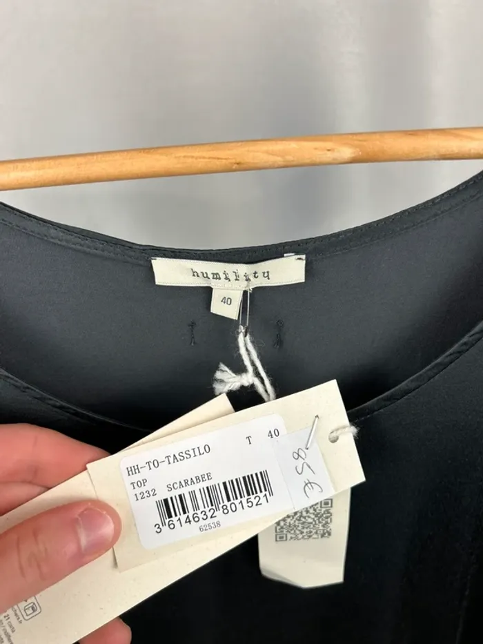 Débardeur Humility Charbon T.40 neuf - photo numéro 3