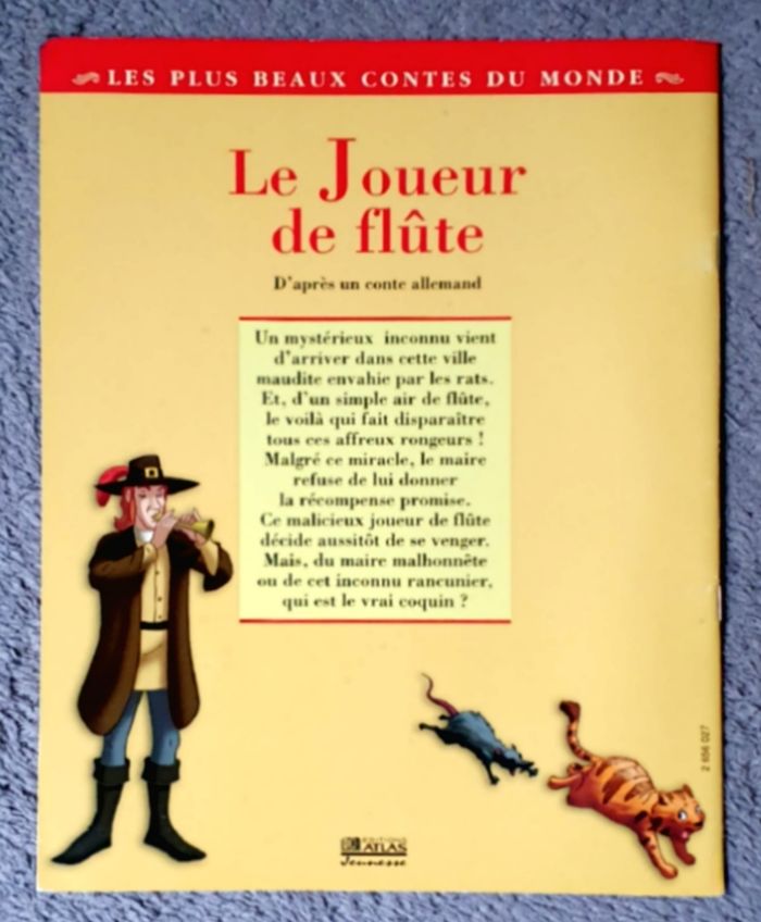 Livre Jeunesse "Le Joueur de Flûte" (4-6 ans) / M. Jobert aux Éd. Atlas - photo numéro 2