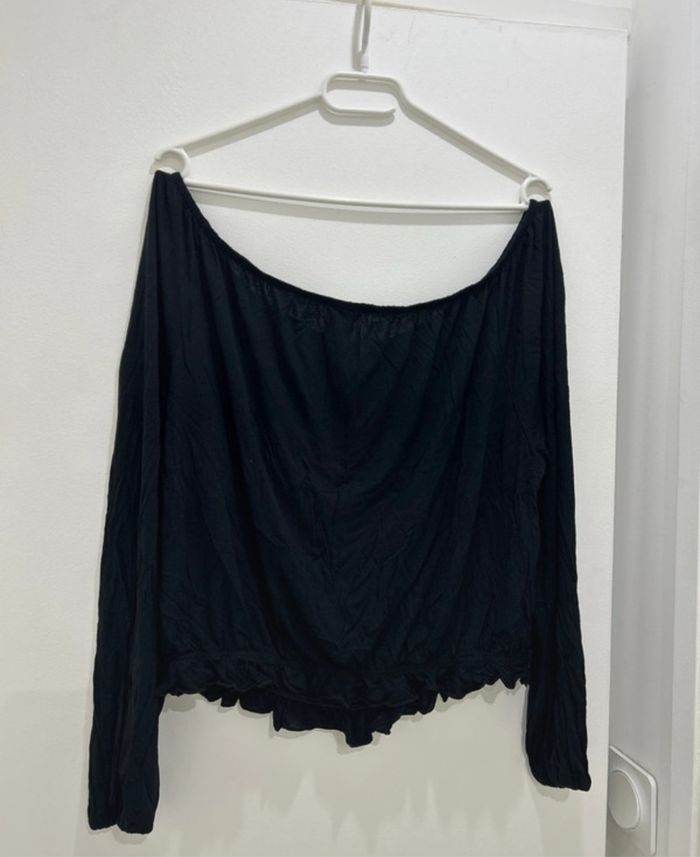 Crop Top H&M noir taille L - photo numéro 5