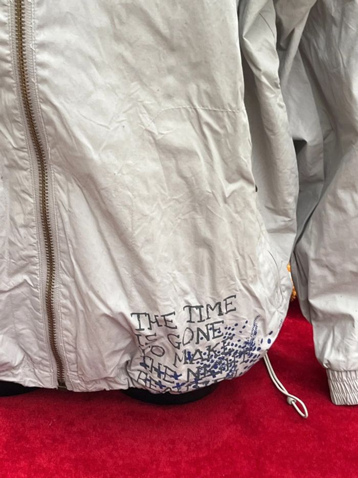 🧥 Veste coupe-vent grise à capuche – OWK – Taille XXL - photo numéro 2