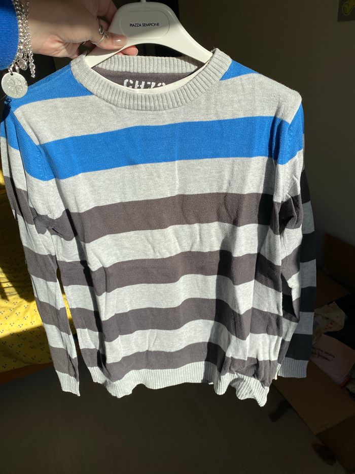 Pull rayé 12 ans