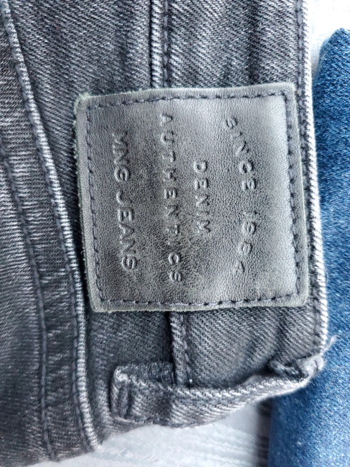 Pantalon jean slim noir Mango 32 - photo numéro 6