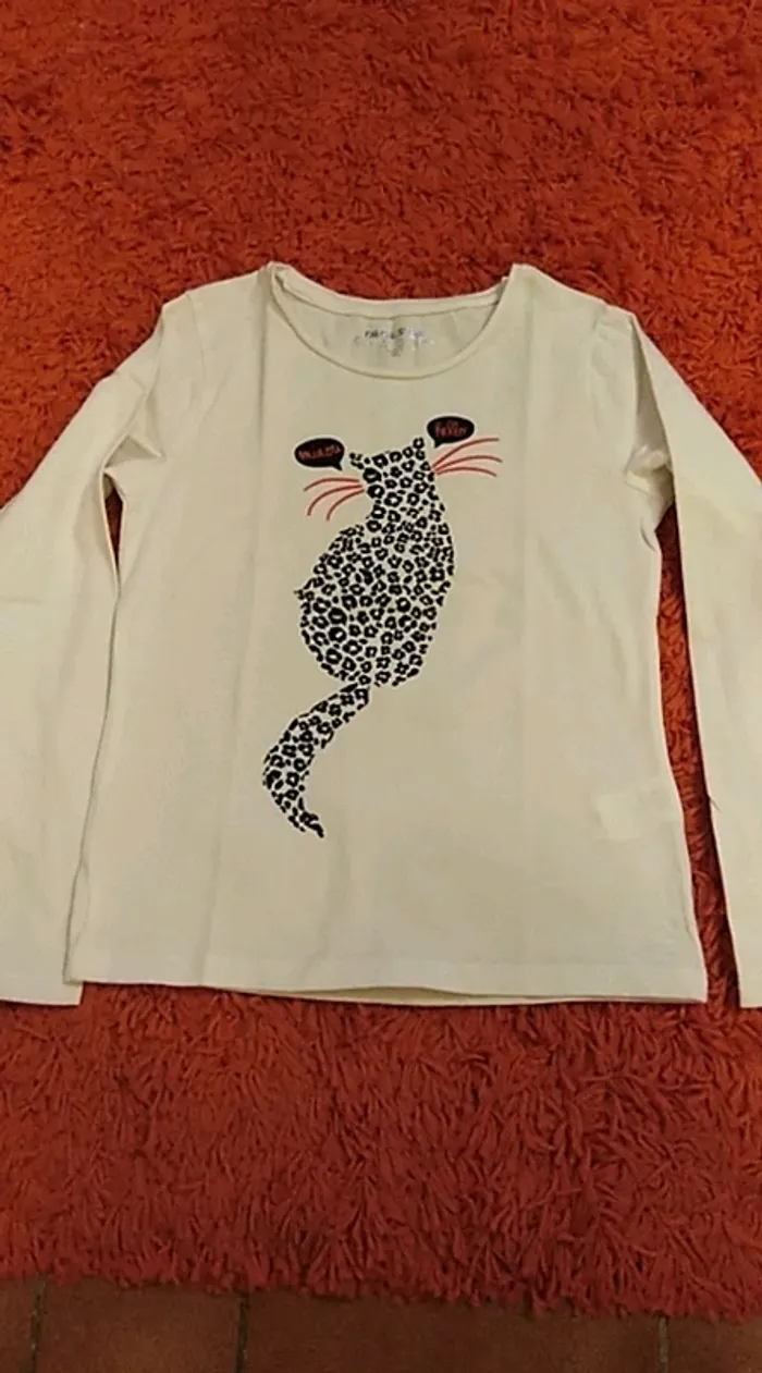 Tee shirt ML crème Orchestra 8 ans