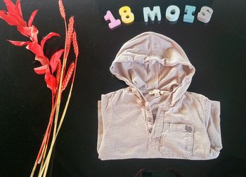 T-shirt manches longues à capuche