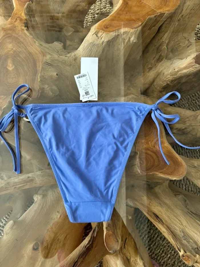 Bas de maillot de bain Etam violet ficelles - photo numéro 2