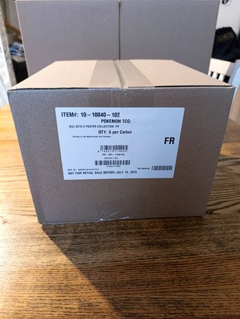 Case scellé coffret poster 10.5 français
