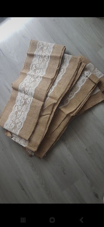 Chemin de table jute