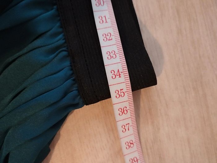 Jupe mi-longue plissée satinée Promod taille L - photo numéro 5