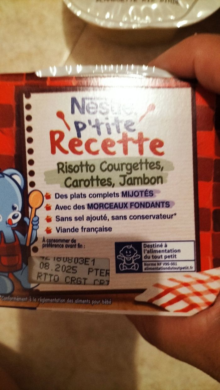 Petit pot repas complet date coût août a novembre - photo numéro 7