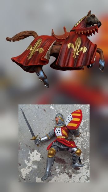 Ensemble cheval + chevalier 