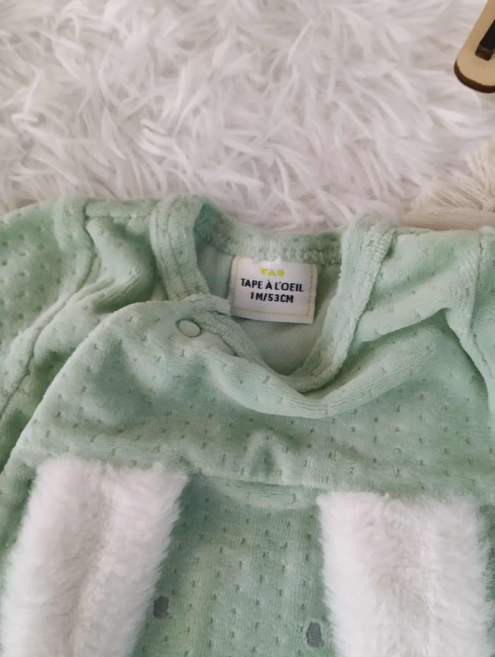 Pyjama Neuf TAO 1 mois Vert - photo numéro 2