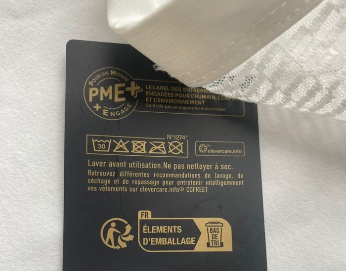 Short de nuit blanc Taille 40/42 - photo numéro 10