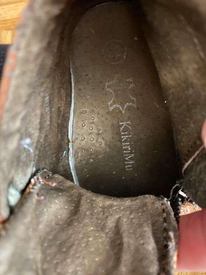 Chaussures 👞 - Kikirimu - Taille 22 - cuir marron - TBE - photo numéro 7