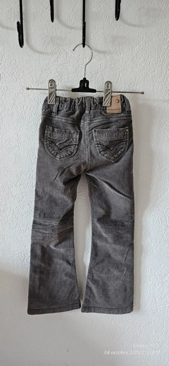 Pantalon évasé velours côtelé 5A - photo numéro 2