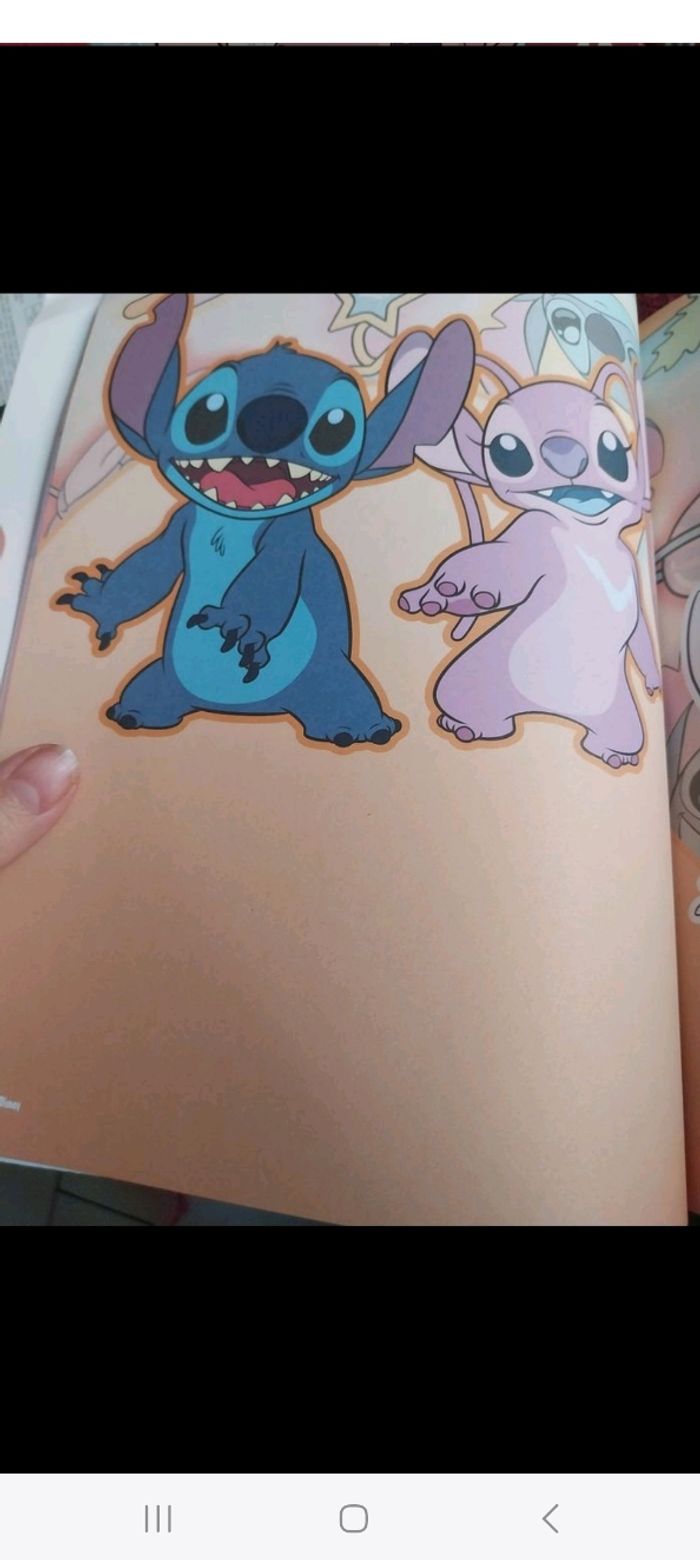 Livre de coloriages stitch et Angel - photo numéro 6