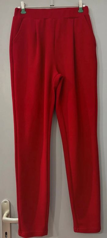 Pantalon rouge Shein taille M