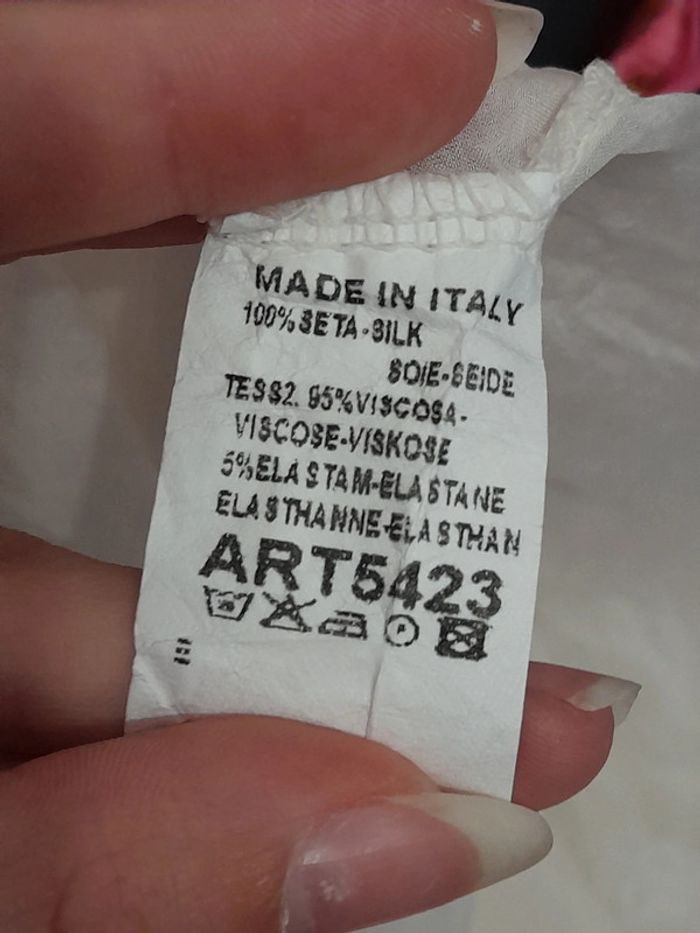 Débardeur transparent blanc avec broderie taille M L - photo numéro 10