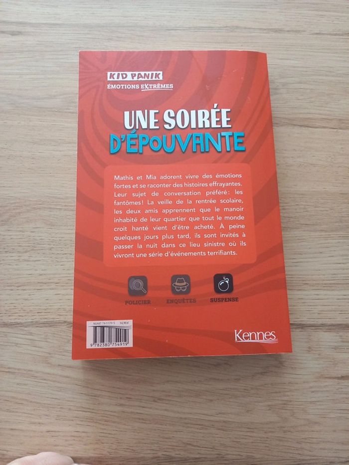 Livre Une soirée d'épouvante - photo numéro 2