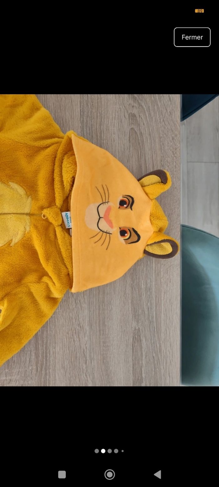 Combinaison/ surpyjama Simba - photo numéro 2