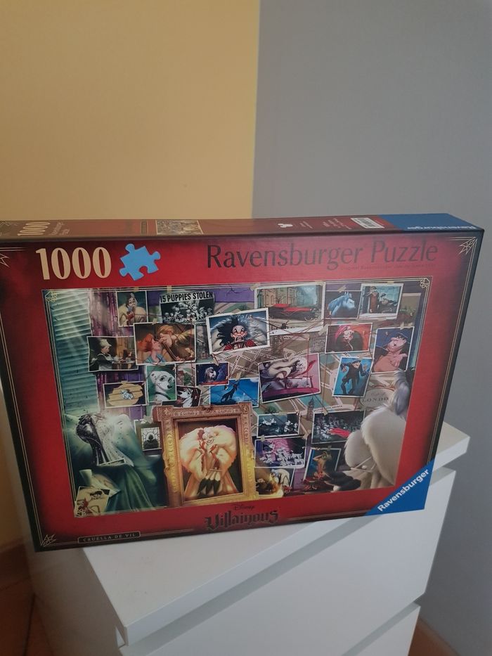 Puzzle Disney Villainous Ravensburger 1000 pièces Cruella