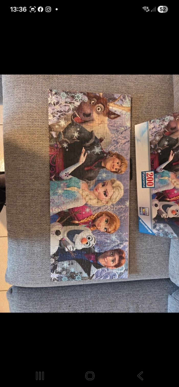Puzzle la reine des neiges ravensburger - photo numéro 2