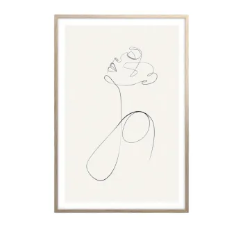 Tableau décoration art femme - 37.5 x 47.5 cm Neuf