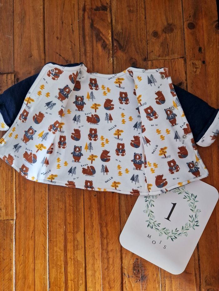 Veste réversible neuve 1 mois - photo numéro 2