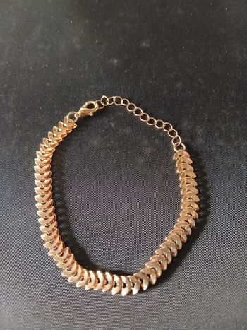 Bracelet doré large 