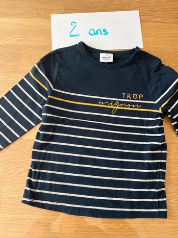 T shirt ML 2 ans Tao