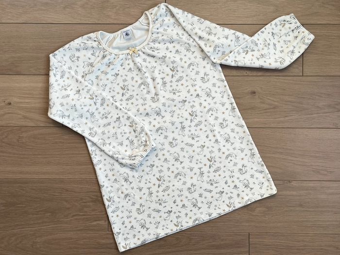 Chemise de nuit chaude en velours scintillant collection Noël Petit bateau T-12 ans - photo numéro 3