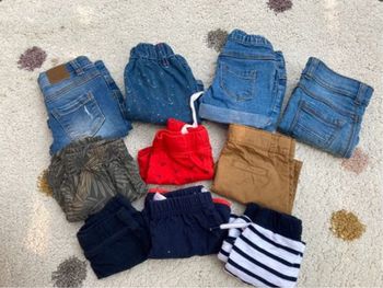 Lot de 10 shorts 6 mois