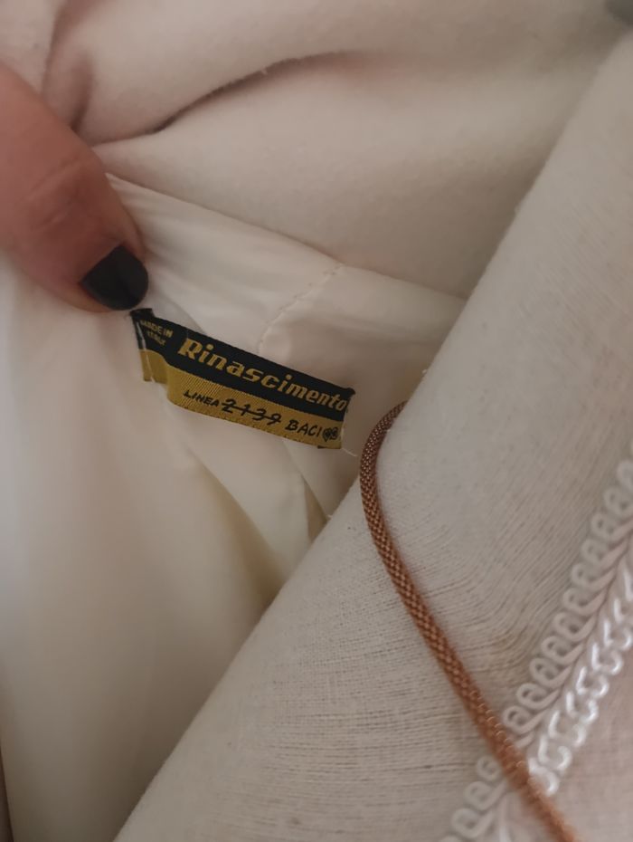 Manteau italien Rinascimento – 80% laine – Taille L (convient M) - photo numéro 5