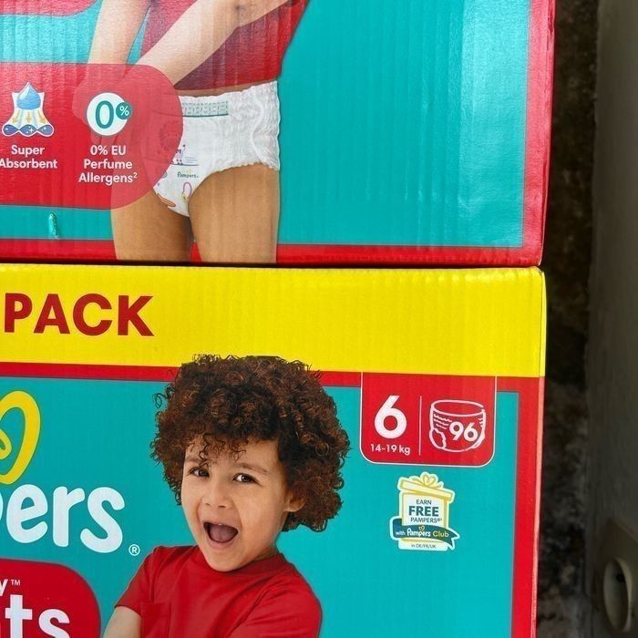 Couche taille 6 Pampers TAILLE 6 : 192 Culottes Pants Couches - photo numéro 2