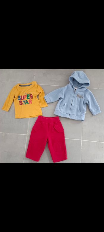 Lot de vêtements bébé garçon en 6 mois - 68 cm