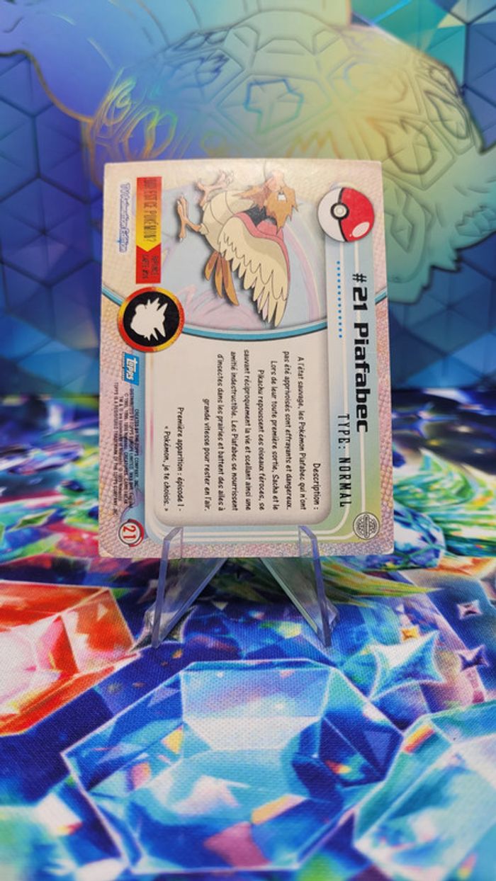 Carte Pokémon Topps n°21 Piafabec Series 1 FR - photo numéro 2