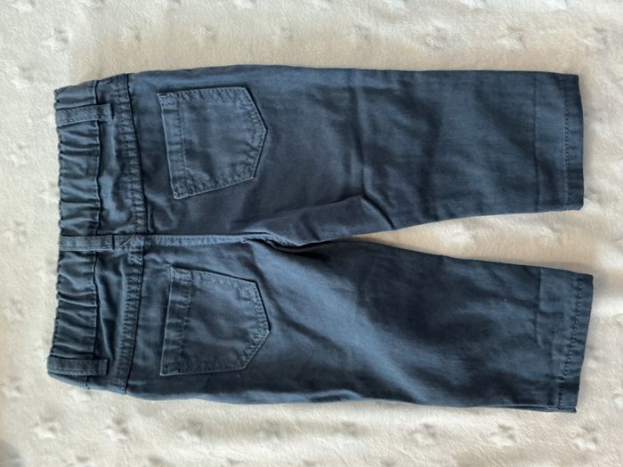 pantalon léger bleu pat et ripaton 6 mois taille réglable - photo numéro 9