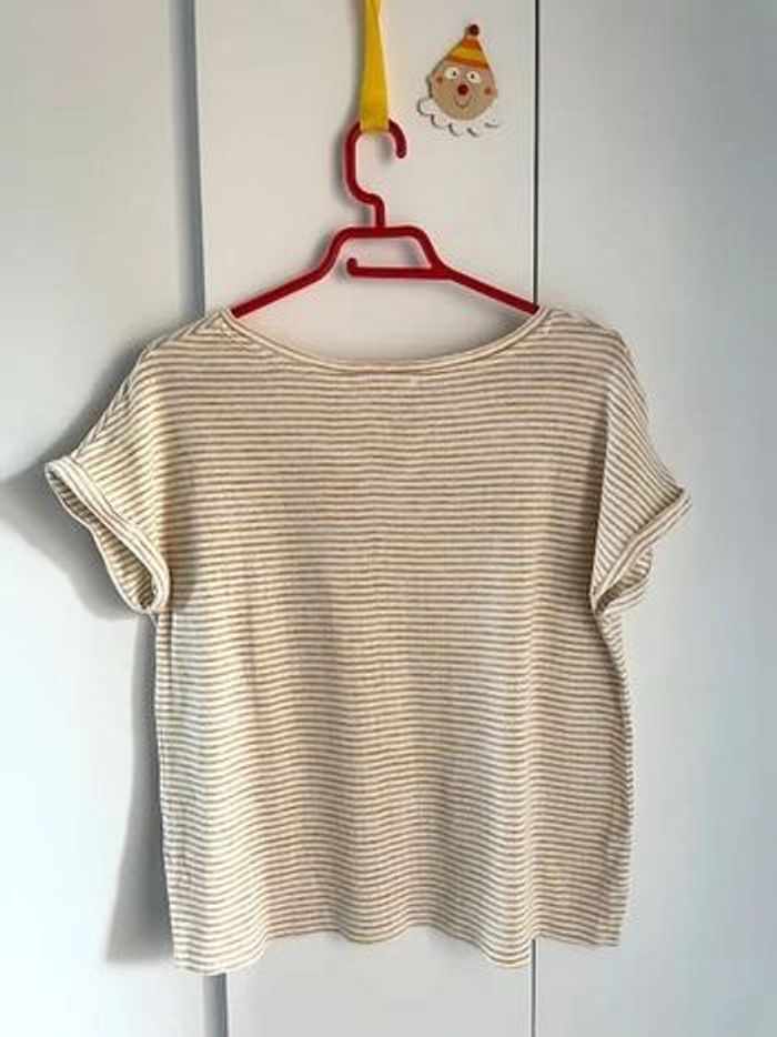 T-shirt maille rayé Bonobo Instinct XL - photo numéro 5