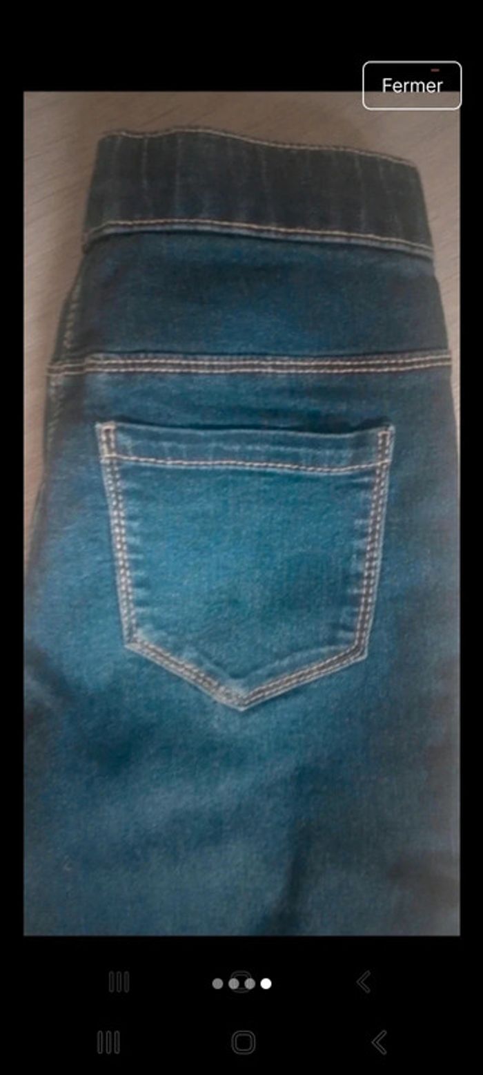 Jean skinny taille élastique 10 ans gémo - photo numéro 4