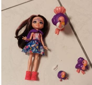 Enchantimals famille autruche